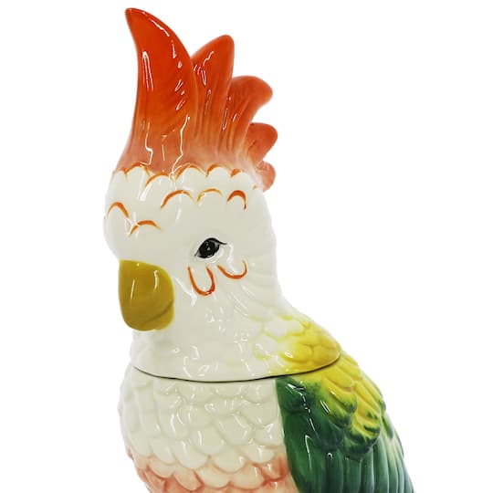 10.5" Parrot Ceramic Container by Ashland®